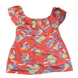 Woman’s floral shirt